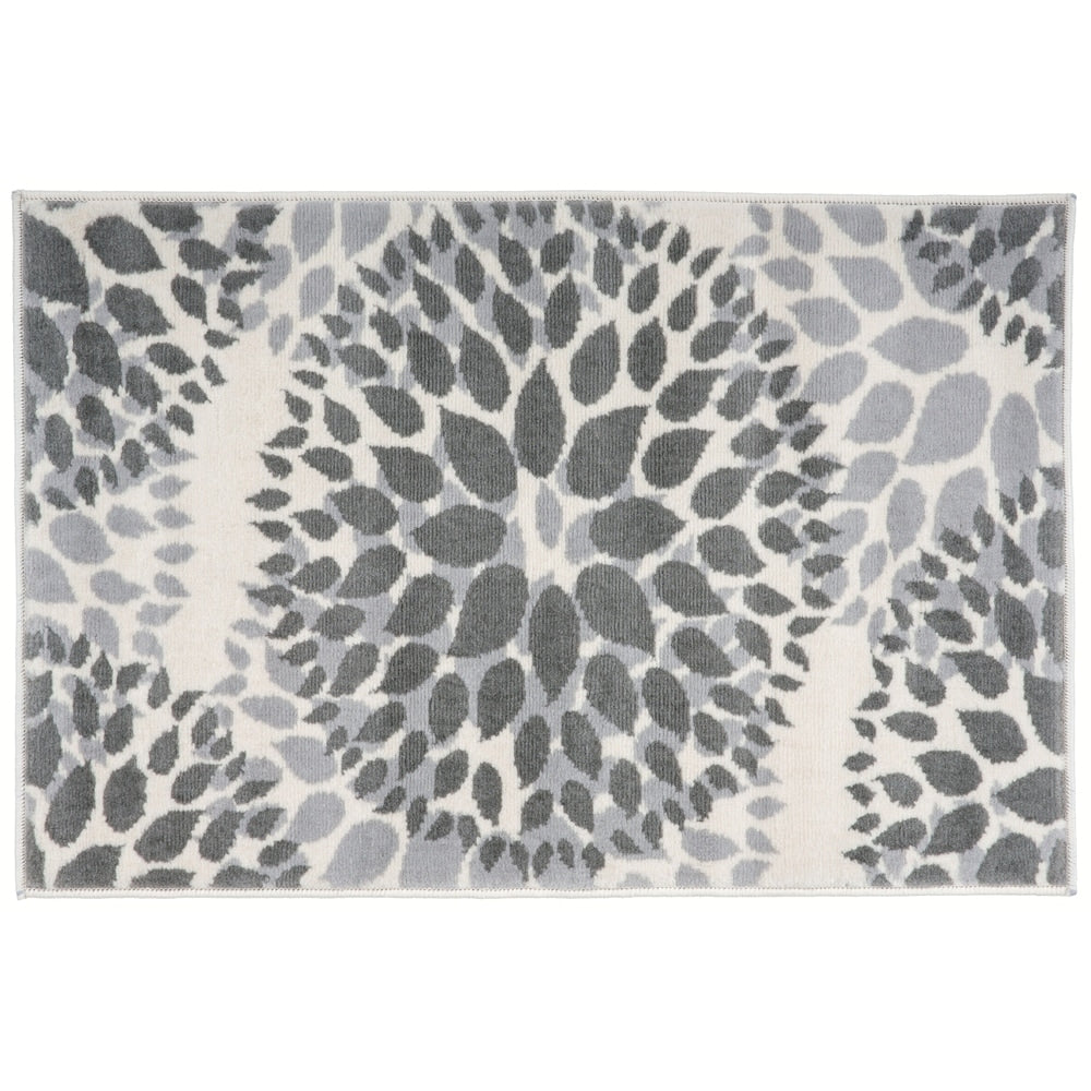 World Rug Gallery Modern Floral Circles Area Rug