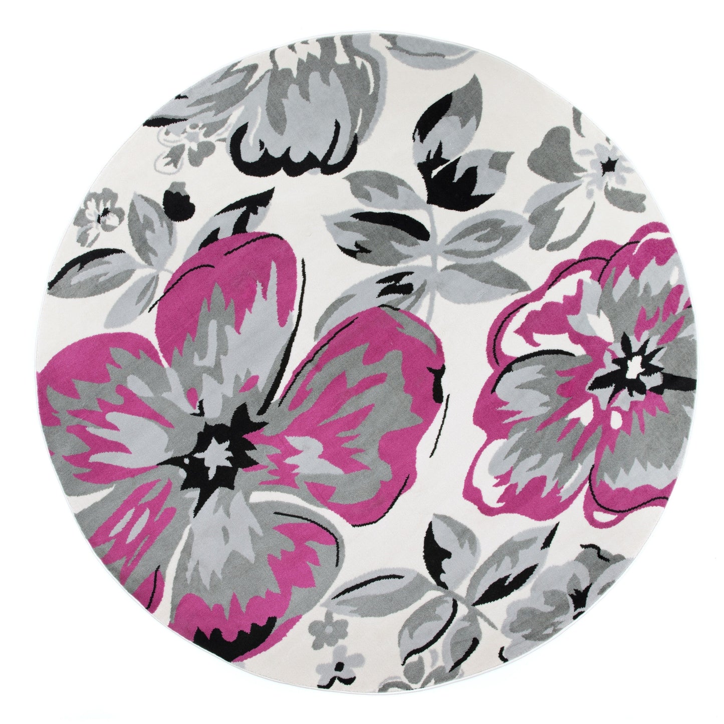 World Rug Gallery Modern Floral Design Area Rug