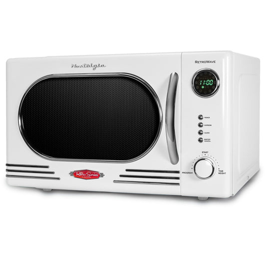 Nostalgia Retro Countertop Microwave 1.1 Cu Ft & 1000 Watt