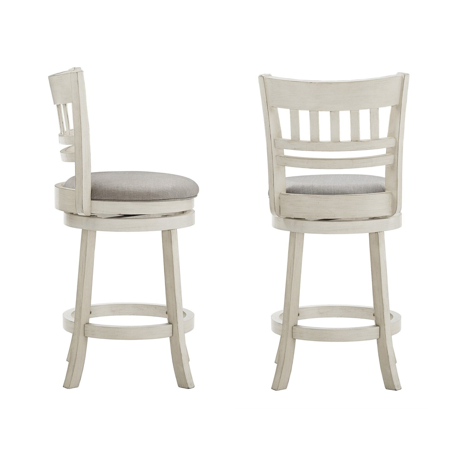 Rovinj Lattice Back 24H Swivel Counter Height Stool