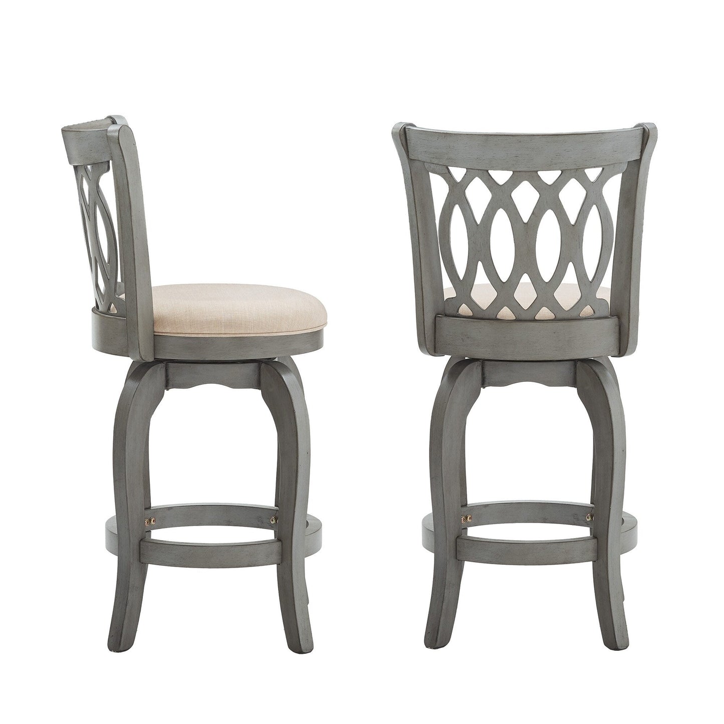 Rovinj Scroll Back Swivel Counter Stool