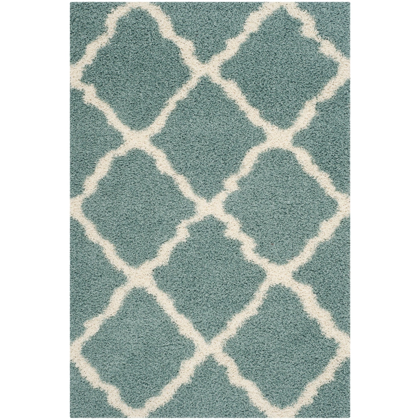 SAFAVIEH Dallas Shag Darina Trellis 1.5-inch Thick Rug