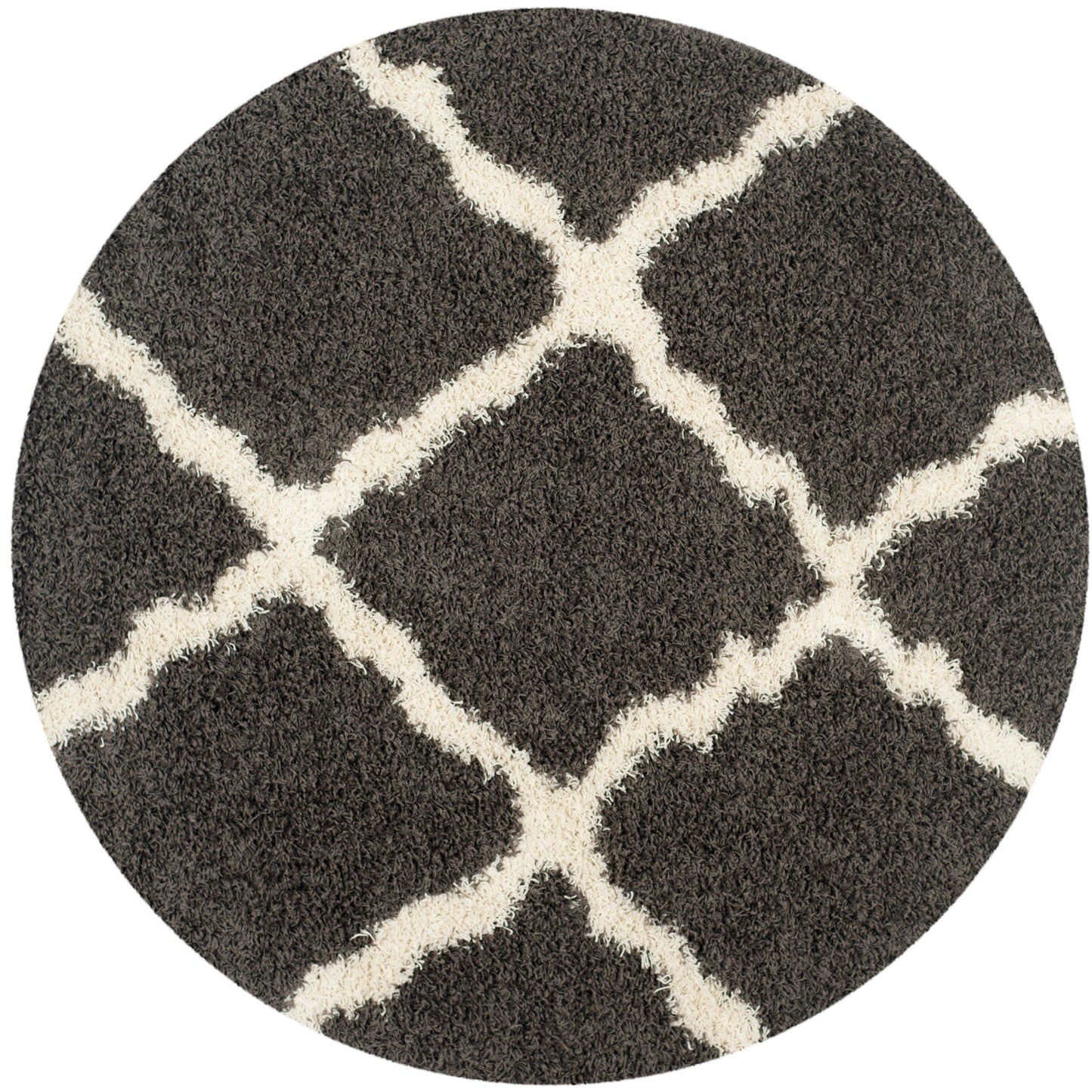 SAFAVIEH Dallas Shag Darina Trellis 1.5-inch Thick Rug