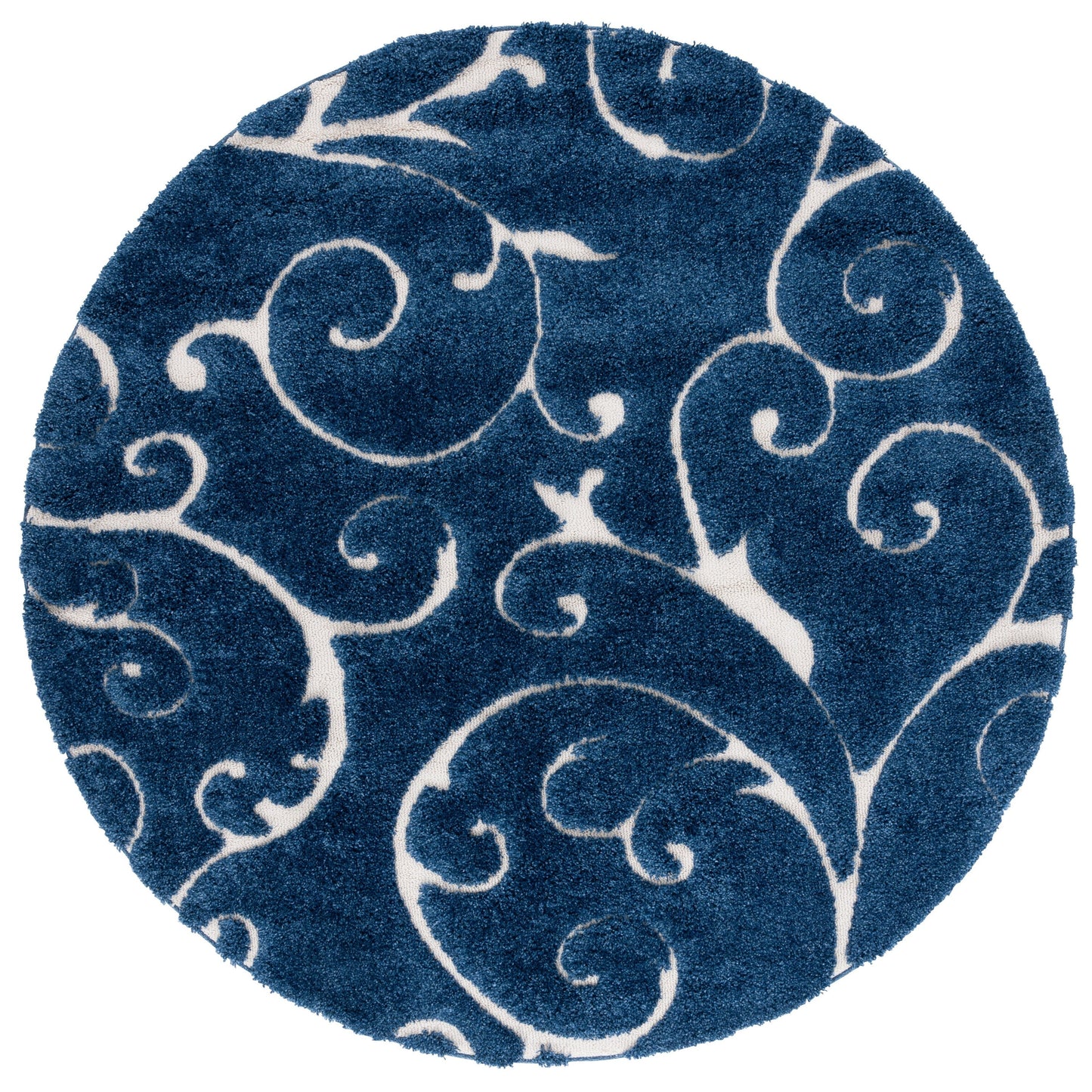 SAFAVIEH Florida Ryung Shag Scroll 1.2-inch Thick Textured Rug