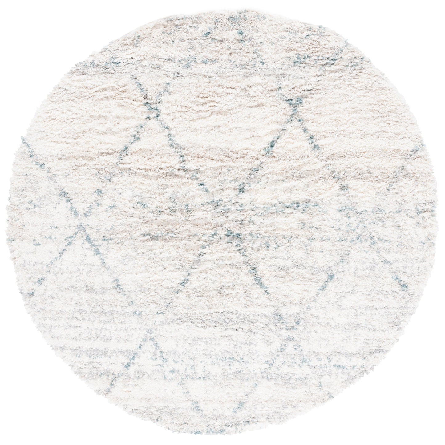 SAFAVIEH Fontana Shag Marye Modern Trellis 2-inch Thick Rug