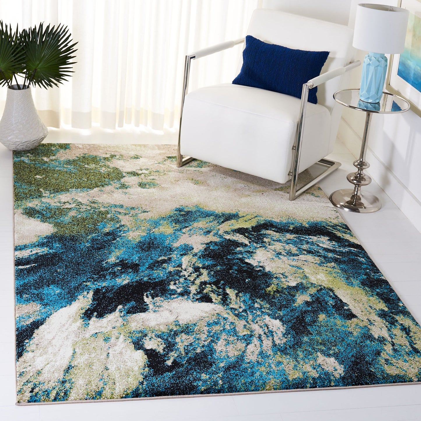 SAFAVIEH Glacier Beno卯te Modern Abstract Rug