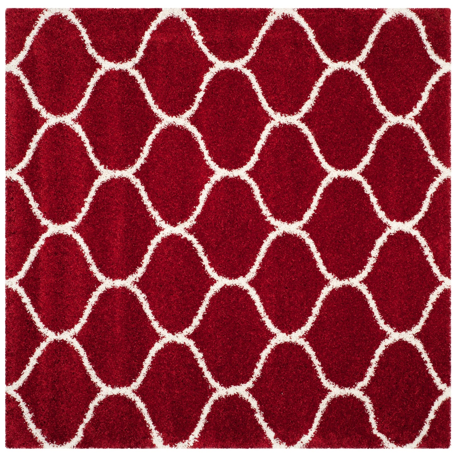 SAFAVIEH Hudson Shag Pushpa Trellis 2-inch Thick Area Rug