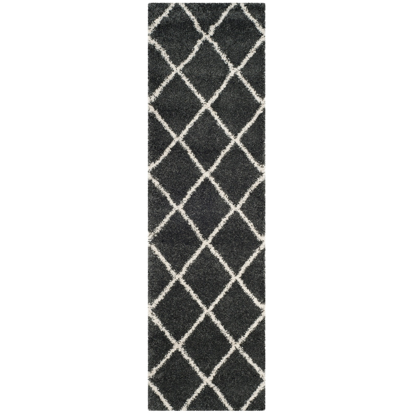 SAFAVIEH Hudson Shag Raili Diamond Trellis 2-inch Thick Rug