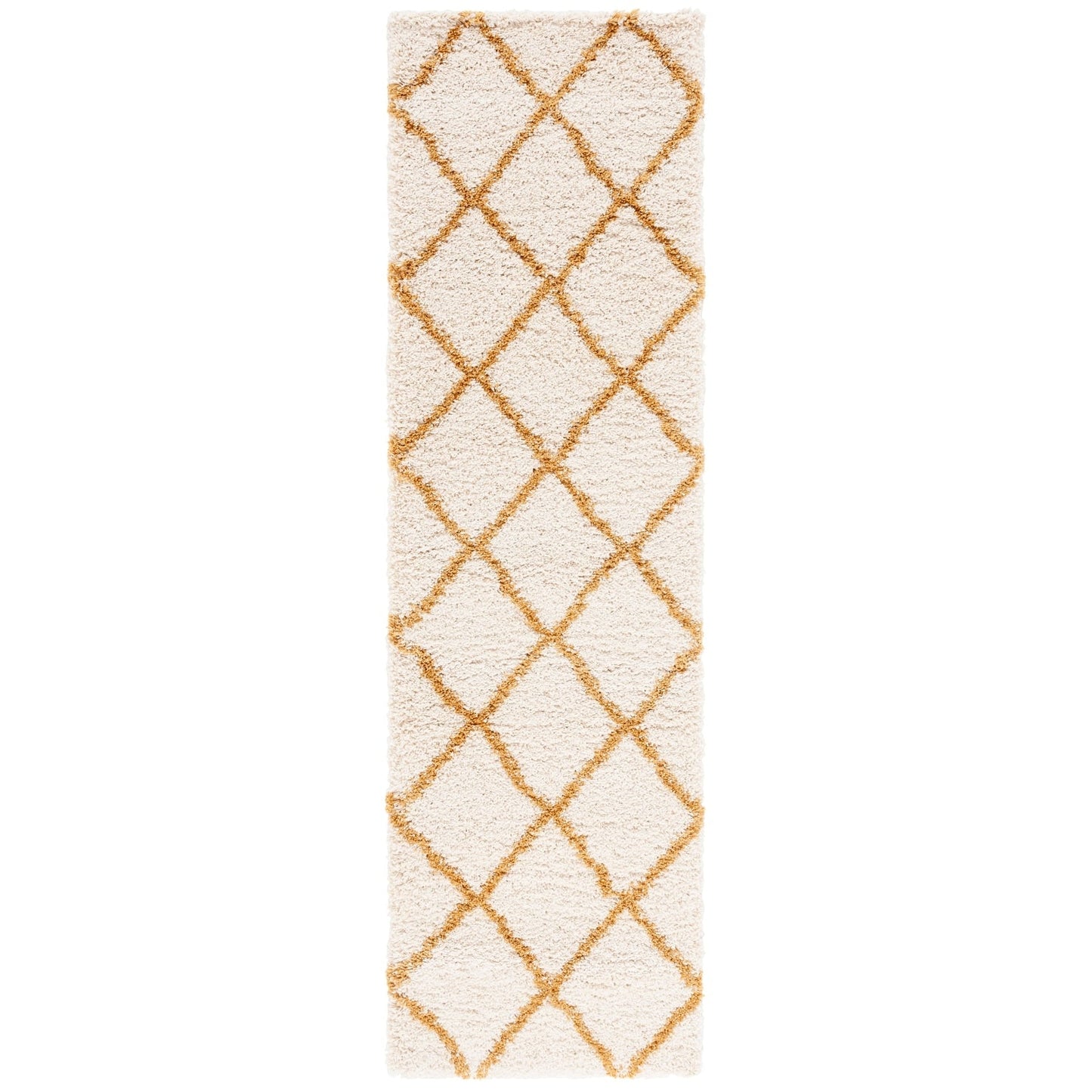 SAFAVIEH Hudson Shag Raili Diamond Trellis 2-inch Thick Rug