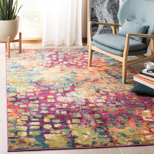 SAFAVIEH Madison Cherie Modern Abstract Watercolor Rug