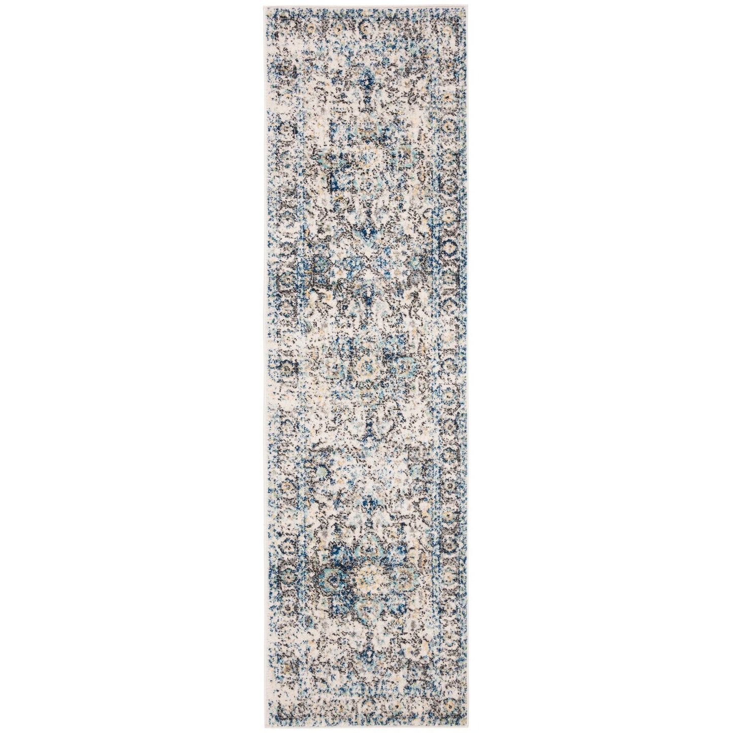SAFAVIEH Madison Delois Medallion Rustic Farmhouse Distressed Rug