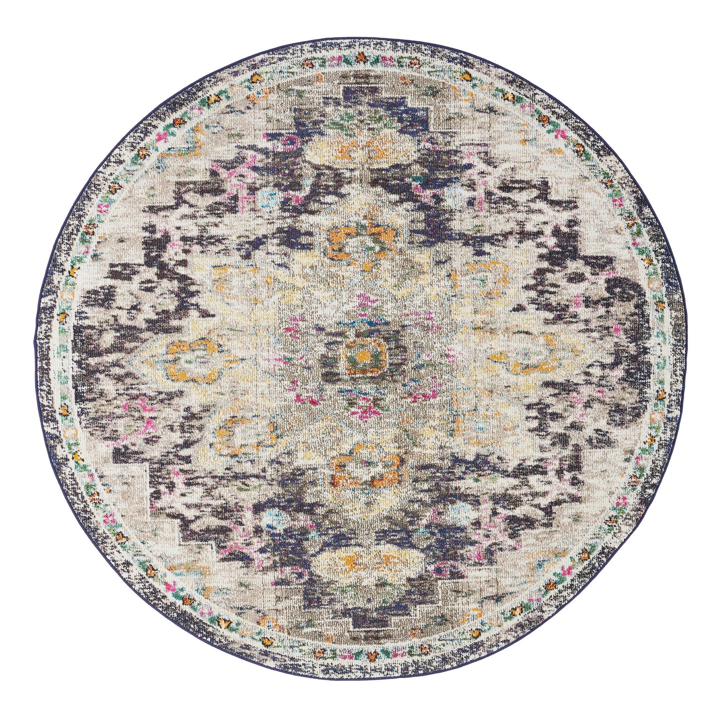 SAFAVIEH Madison Katelijne Boho Medallion Distressed Area Rug