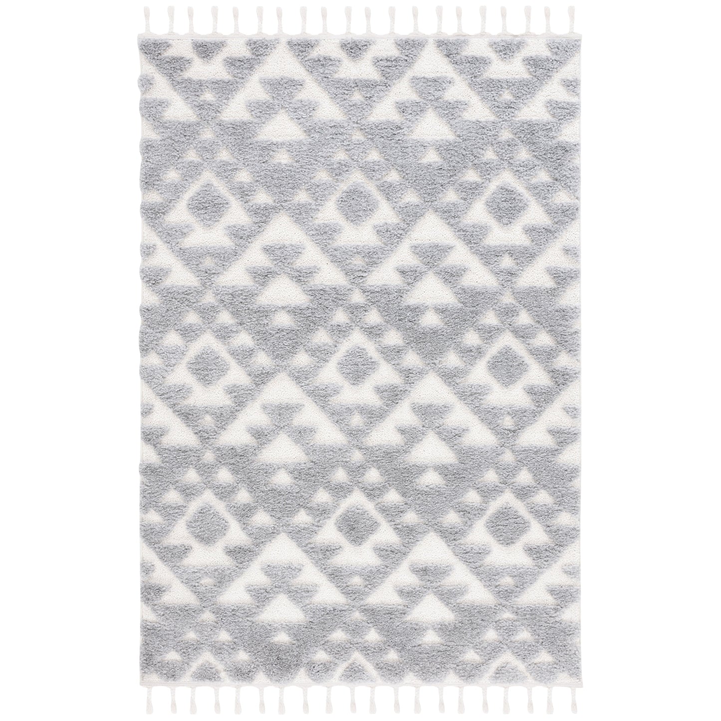 SAFAVIEH Moroccan Tassel Shag Delores 2-inch Thick Rug