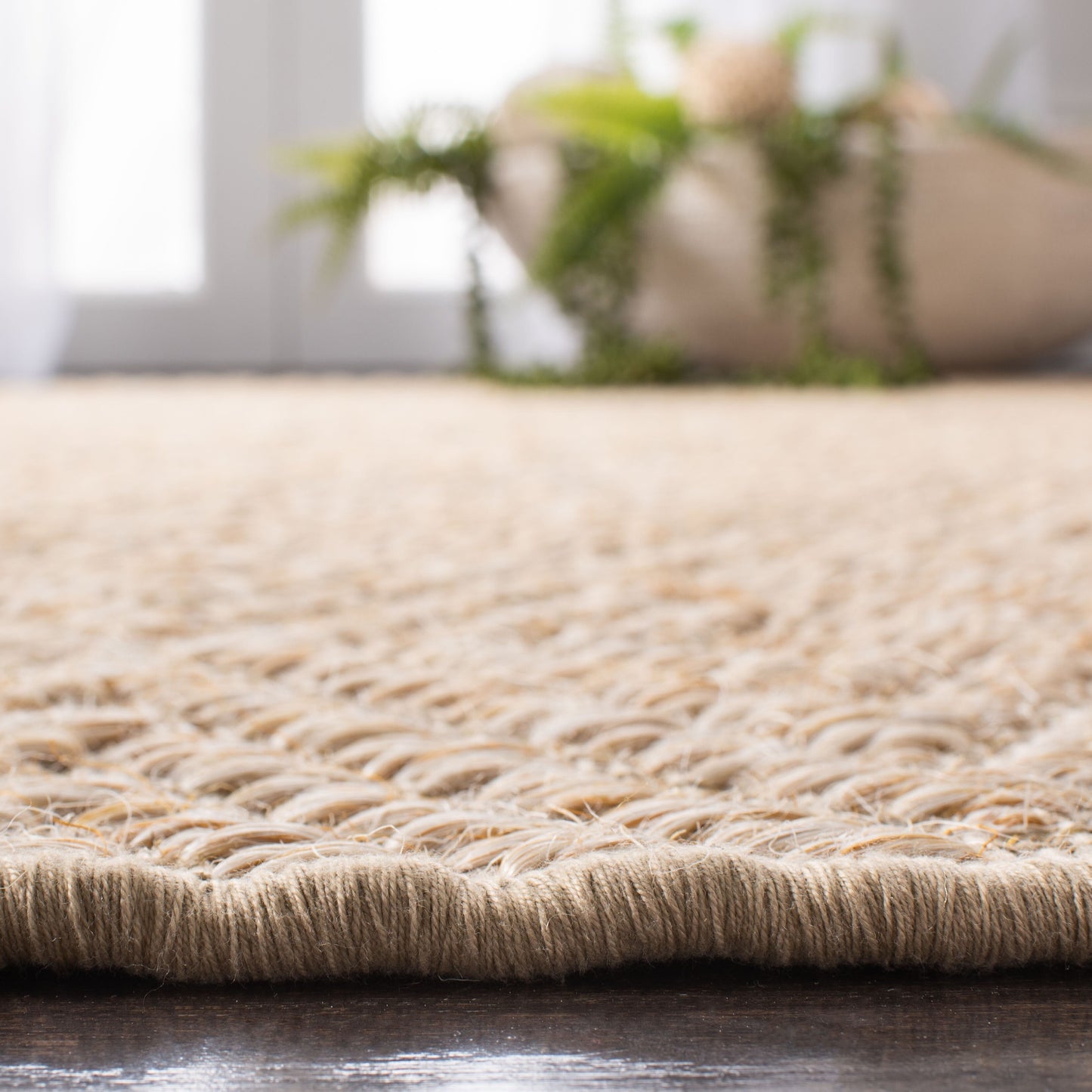 SAFAVIEH Palm Beach Vennie Modern Sisal Rug