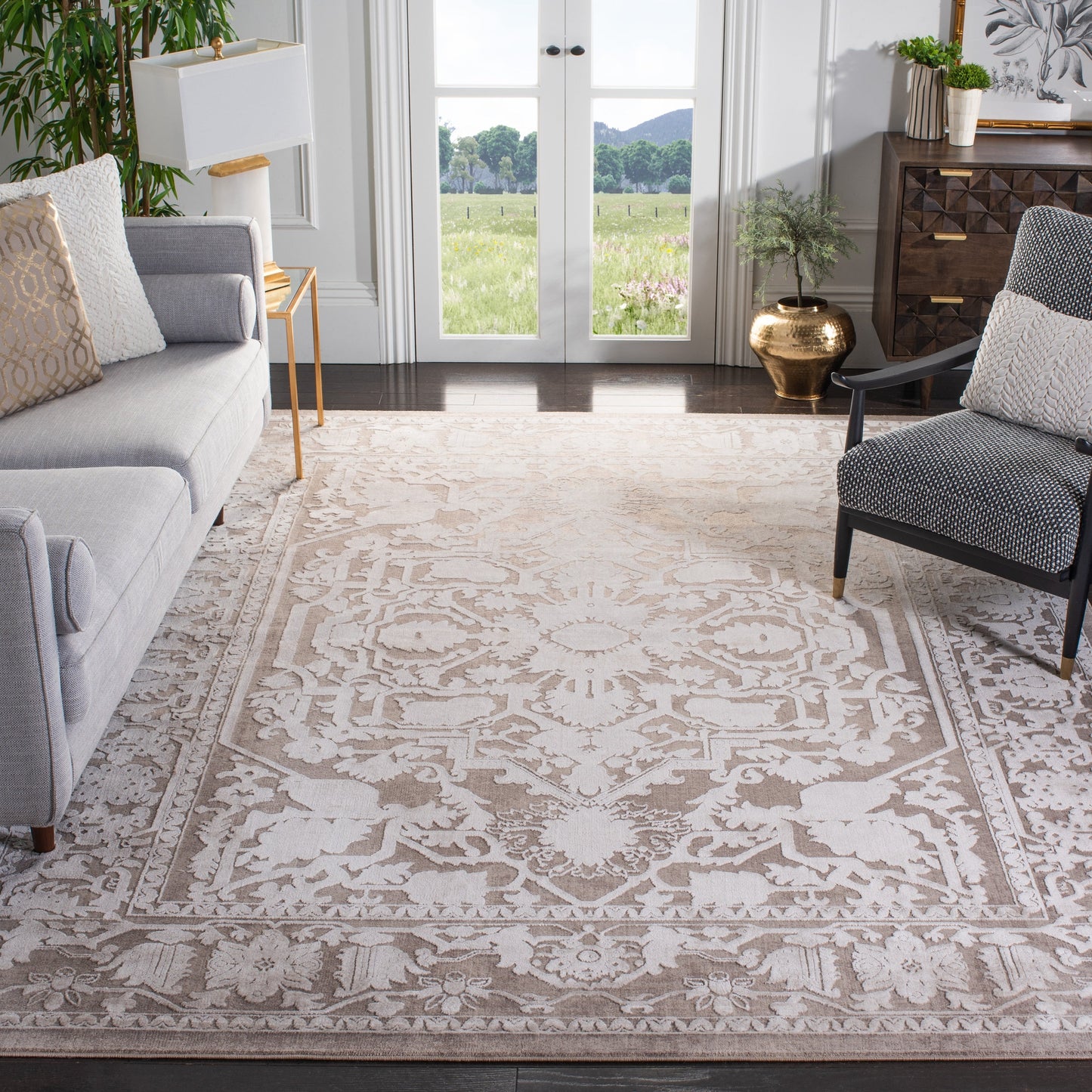 SAFAVIEH Reflection Eulalie Modern Oriental Rug