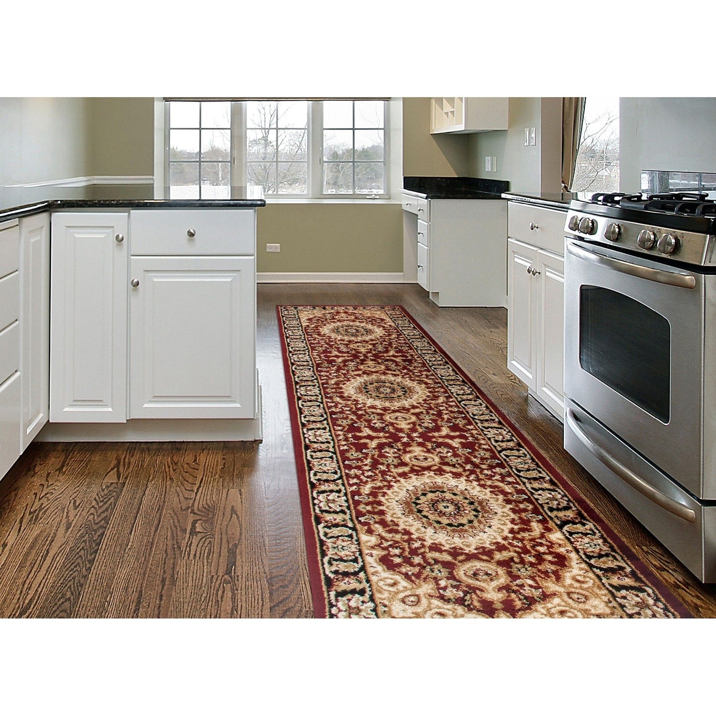 World Rug Gallery Traditional Oriental Medallion Area Rug