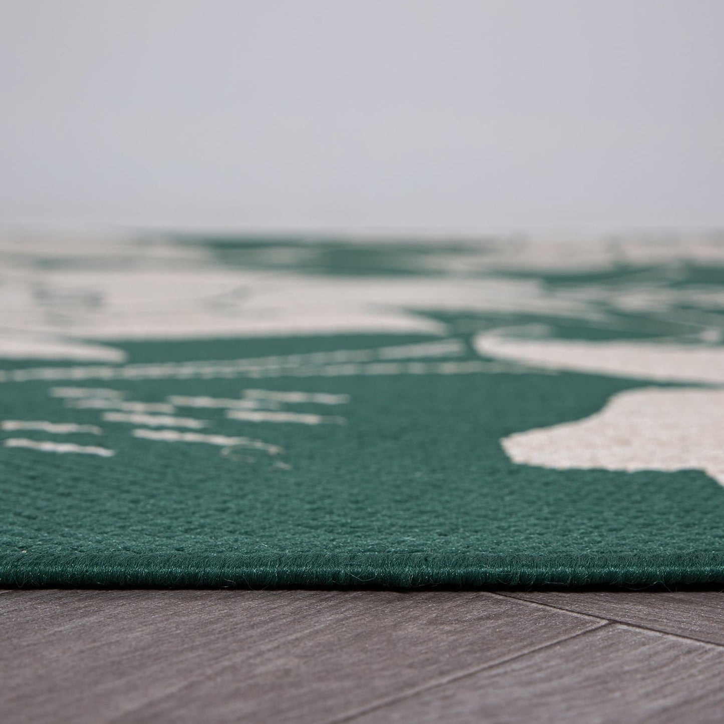 World Rug Gallery Modern Floral Flowers Textured Flat Weave Indoor/Outdoor Area Rug