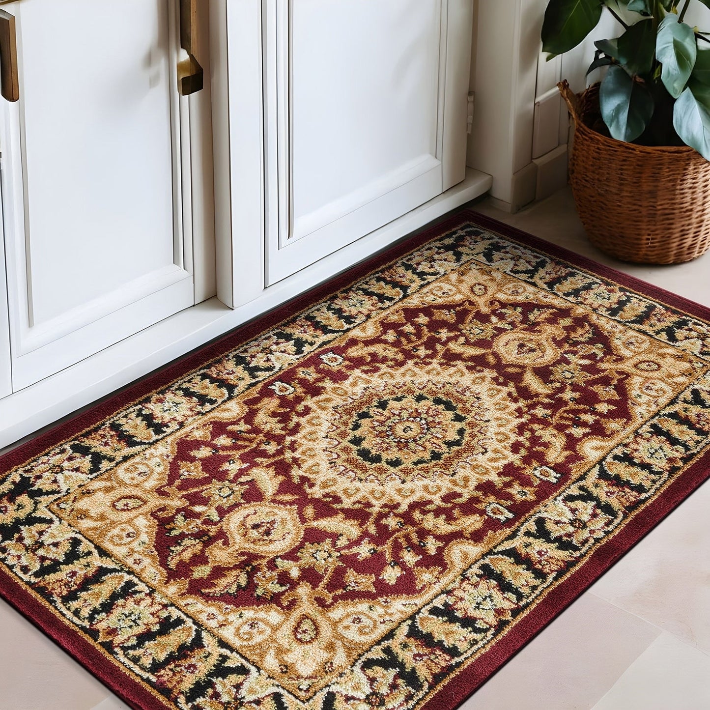 World Rug Gallery Traditional Oriental Medallion Area Rug