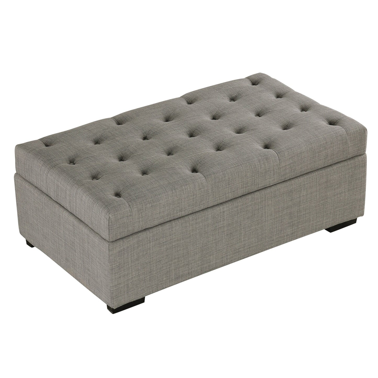 Folding Sofa Bed, 49.6 Ottoman with a Folding Sofa Bed, Convertible Ottoman Sleeper with Memory Mattress and Tufted Design