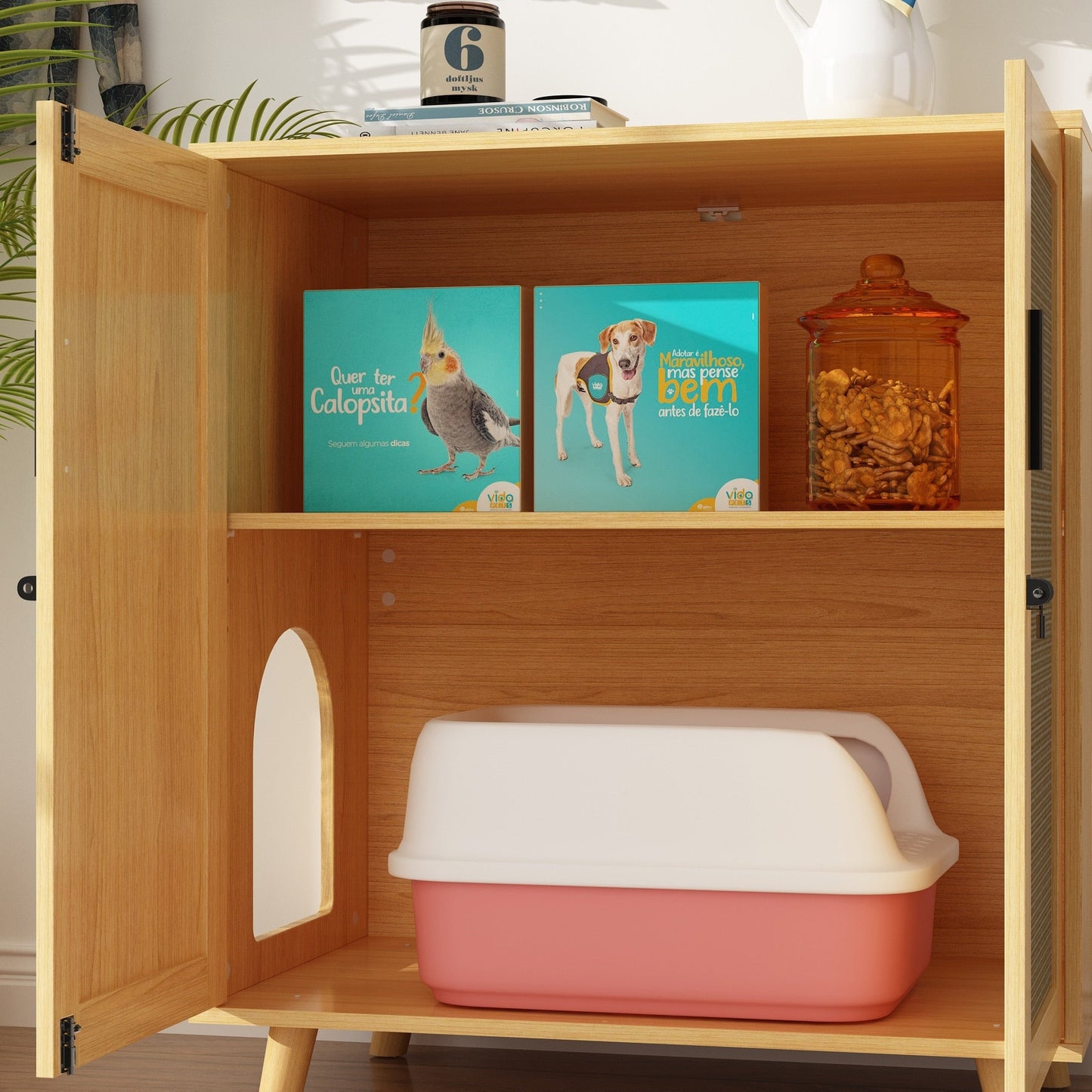 Litter Box Enclosure Cat Litter Box Furniture End Table Sofa Tbale