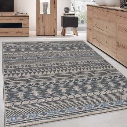 World Rug Gallery Modern Bohemian Global Indoor/Outdoor Area Rug