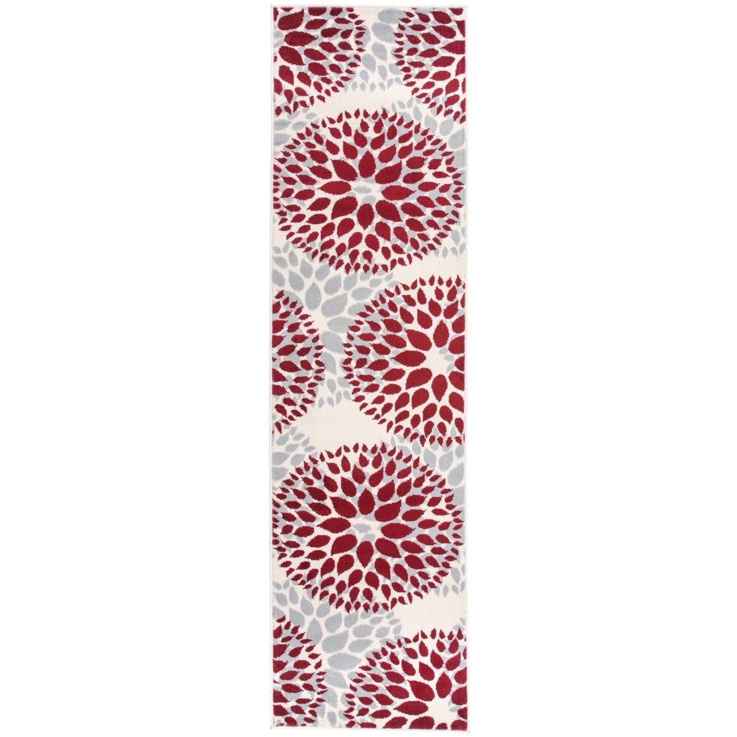 World Rug Gallery Modern Floral Circles Area Rug