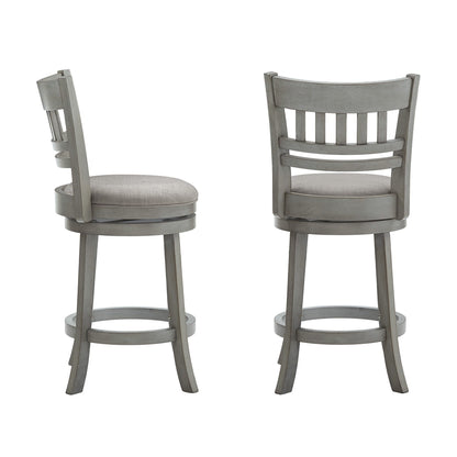 Rovinj Lattice Back 24H Swivel Counter Height Stool