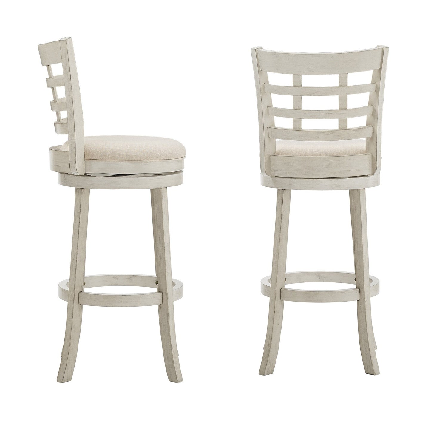 Rovinj Upholstered Back Swivel Bar Stool - Barstool