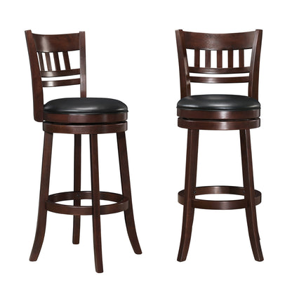 Rovinj Upholstered Back Swivel Bar Stool - Barstool