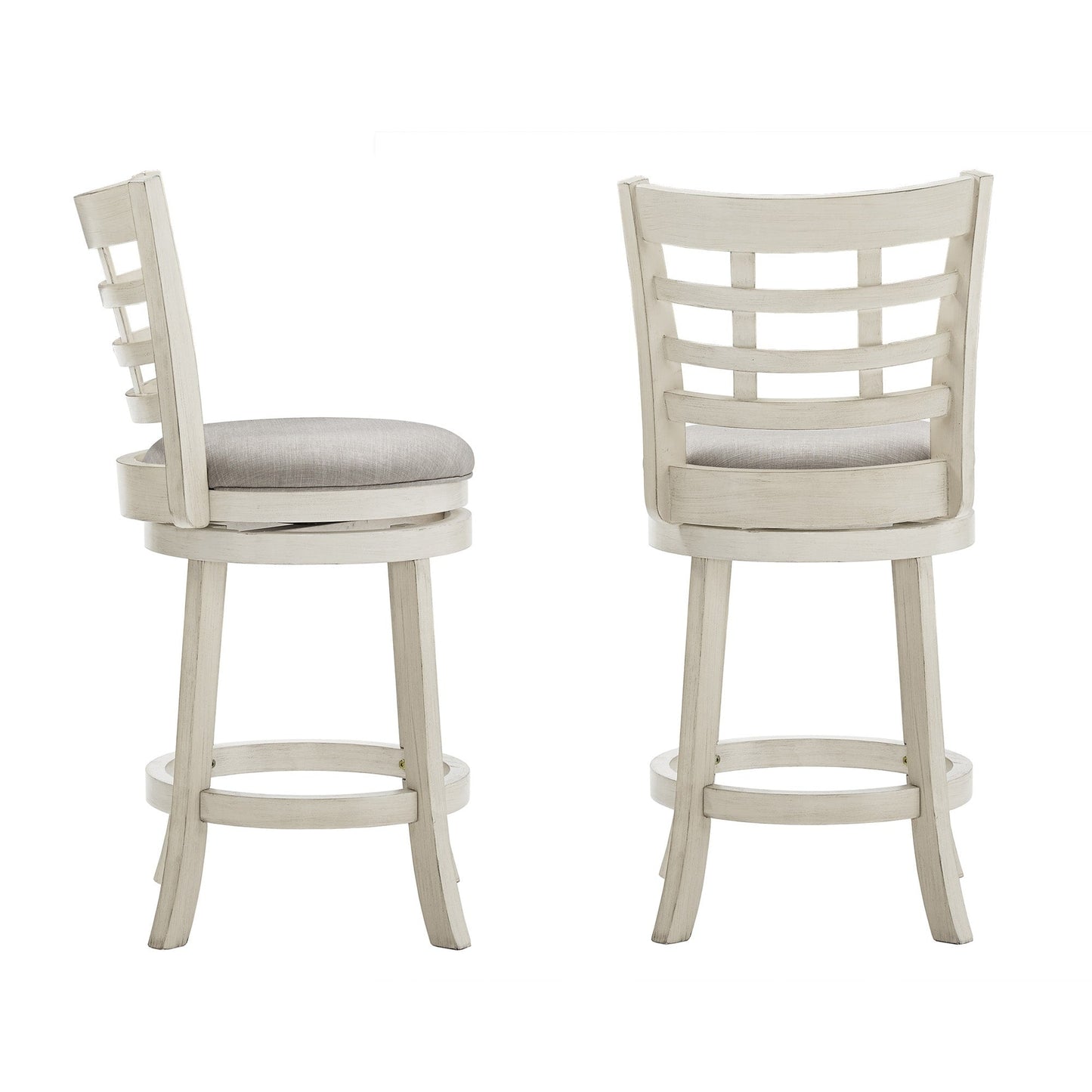 Rovinj Upholstered Back Swivel Counter Stool