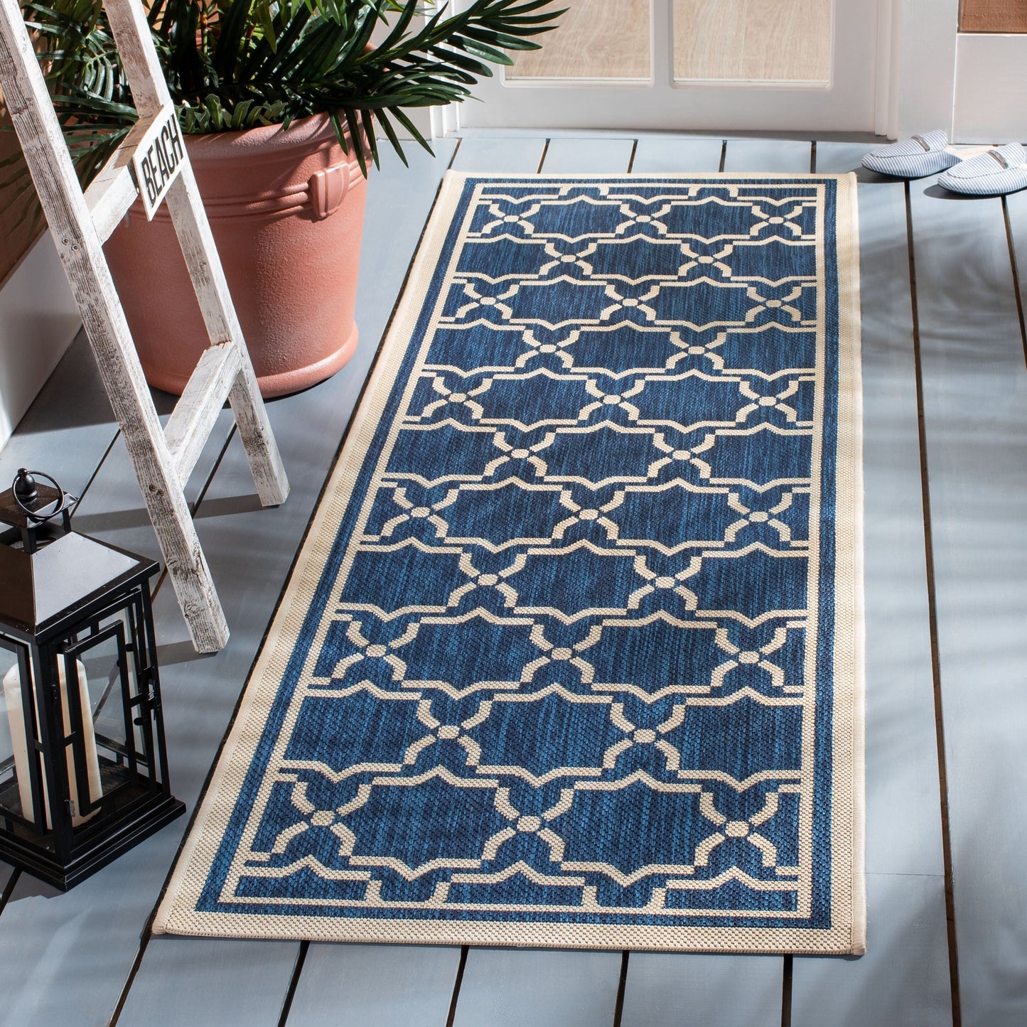 SAFAVIEH Courtyard Gulsin Indoor/ Outdoor Waterproof Patio Backyard Rug