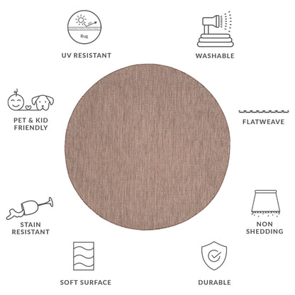 SAFAVIEH Courtyard Ilmur Indoor/ Outdoor Waterproof Patio Backyard Rug