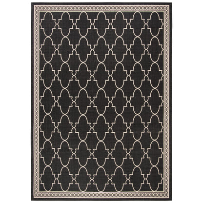 SAFAVIEH Courtyard Janell Trellis Indoor/ Outdoor Waterproof Patio Backyard Rug