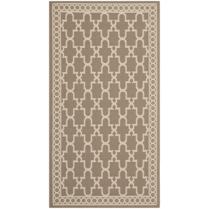 SAFAVIEH Courtyard Janell Trellis Indoor/ Outdoor Waterproof Patio Backyard Rug