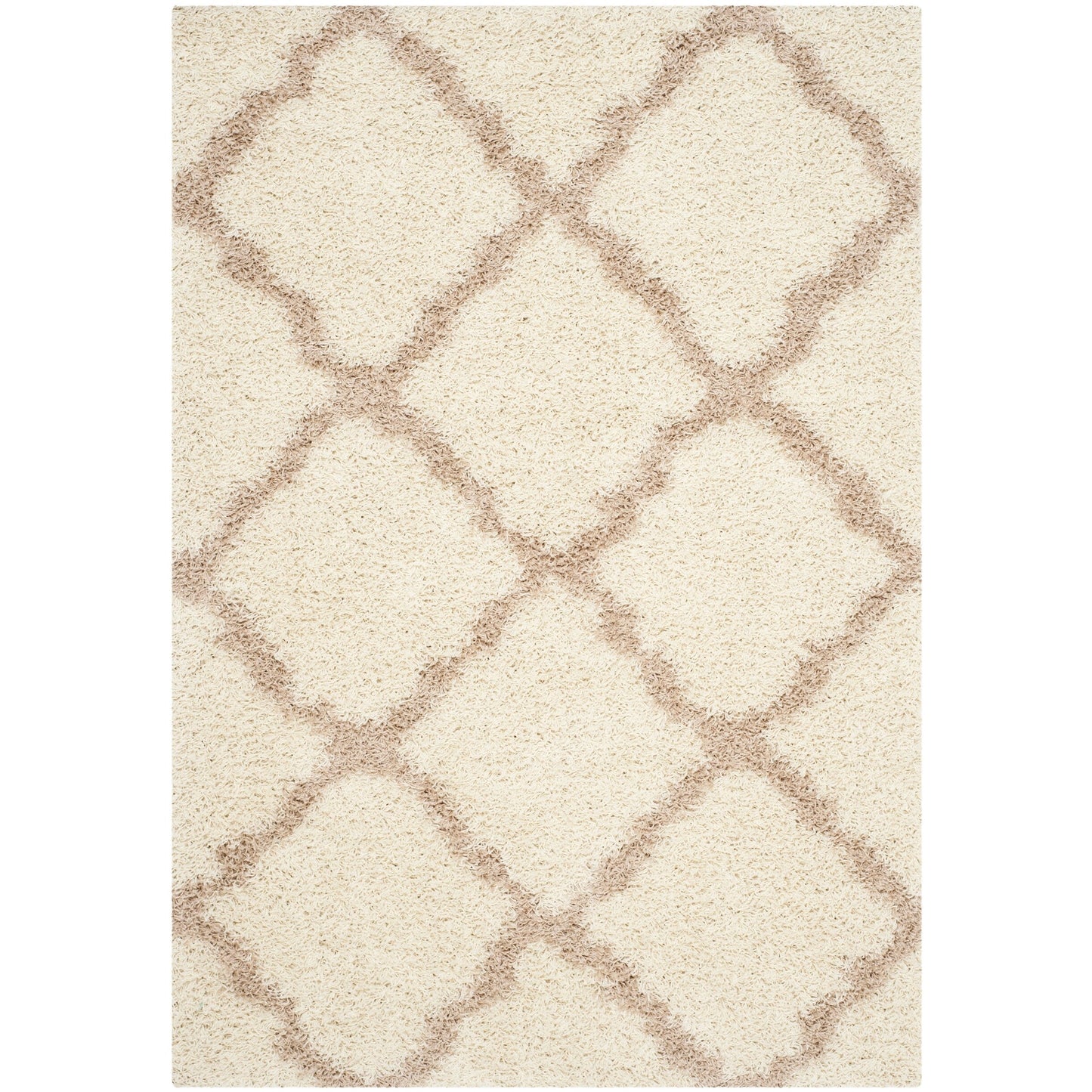 SAFAVIEH Dallas Shag Darina Trellis 1.5-inch Thick Rug