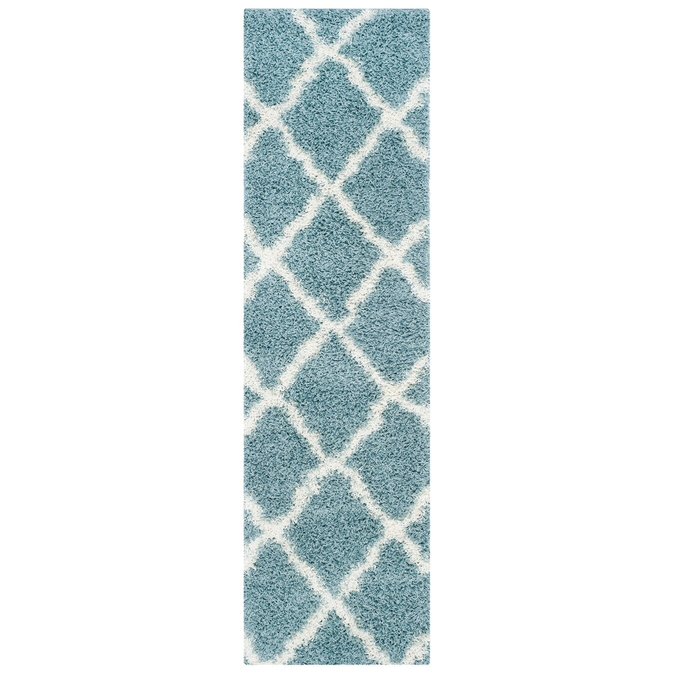 SAFAVIEH Dallas Shag Darina Trellis 1.5-inch Thick Rug