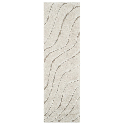SAFAVIEH Florida Shag Borbala Soft Serene Waves 1.2-inch Thick