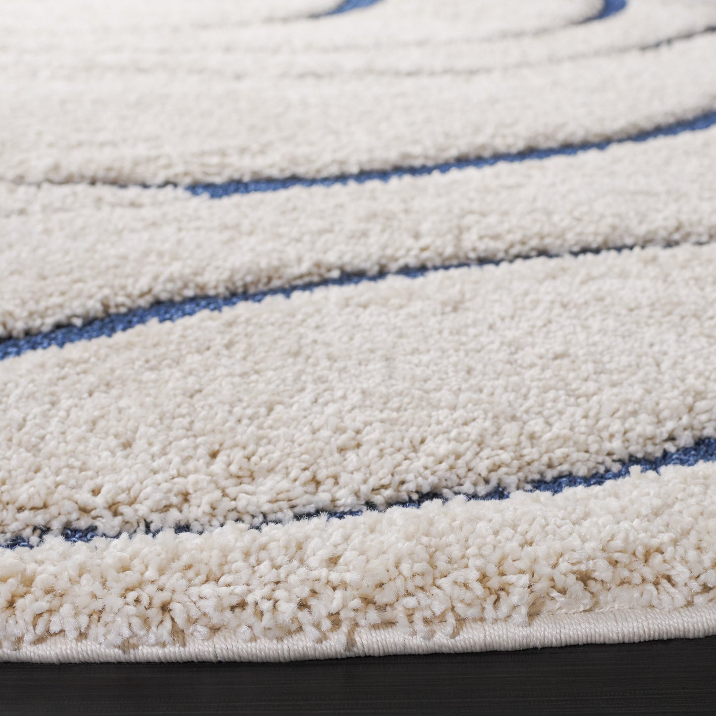 SAFAVIEH Florida Shag Staka Abstract Waves 1.2-inch Area Rug