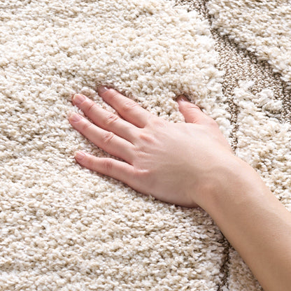 SAFAVIEH Florida Shag Staka Abstract Waves 1.2-inch Area Rug