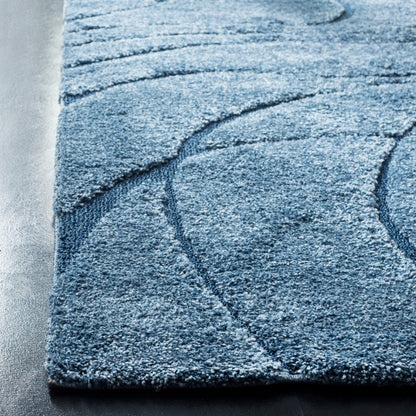 SAFAVIEH Florida Shag Staka Abstract Waves 1.2-inch Area Rug