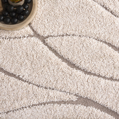 SAFAVIEH Florida Shag Staka Abstract Waves 1.2-inch Area Rug