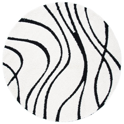 SAFAVIEH Florida Shag Staka Abstract Waves 1.2-inch Area Rug