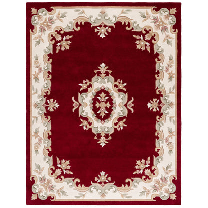 SAFAVIEH Handmade Aubusson Hale Traditional Wool Rug.