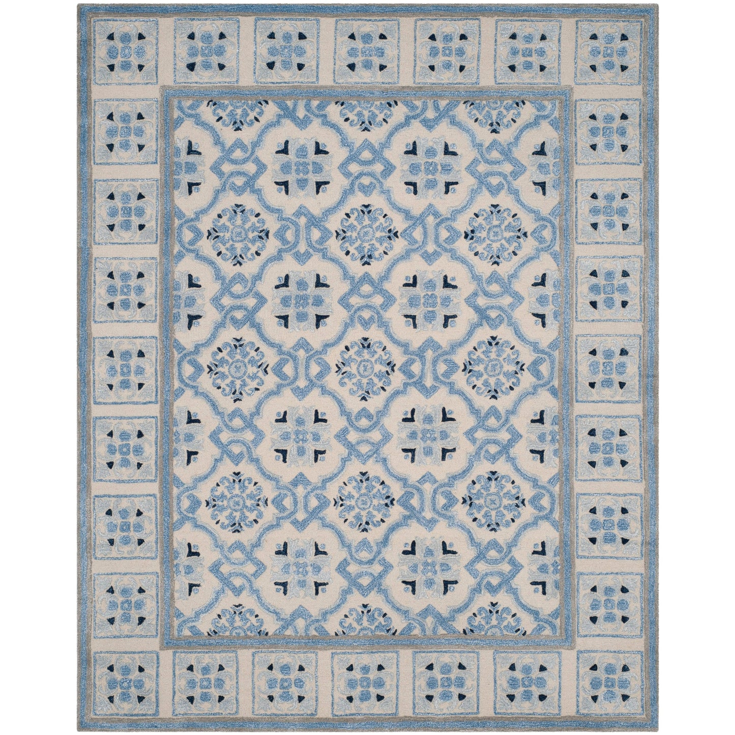 SAFAVIEH Handmade Bella Rodica Modern Floral Wool Rug