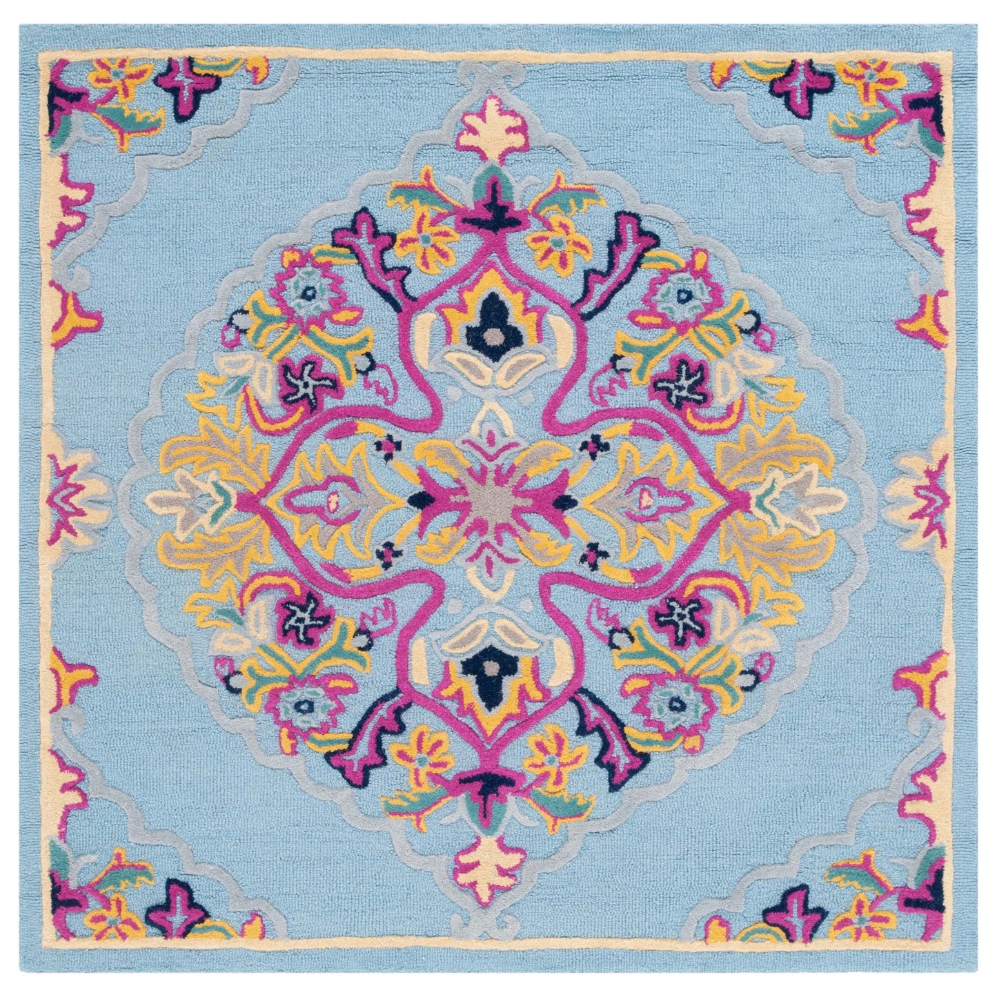 SAFAVIEH Handmade Bellagio Cailin Medallion Wool Rug