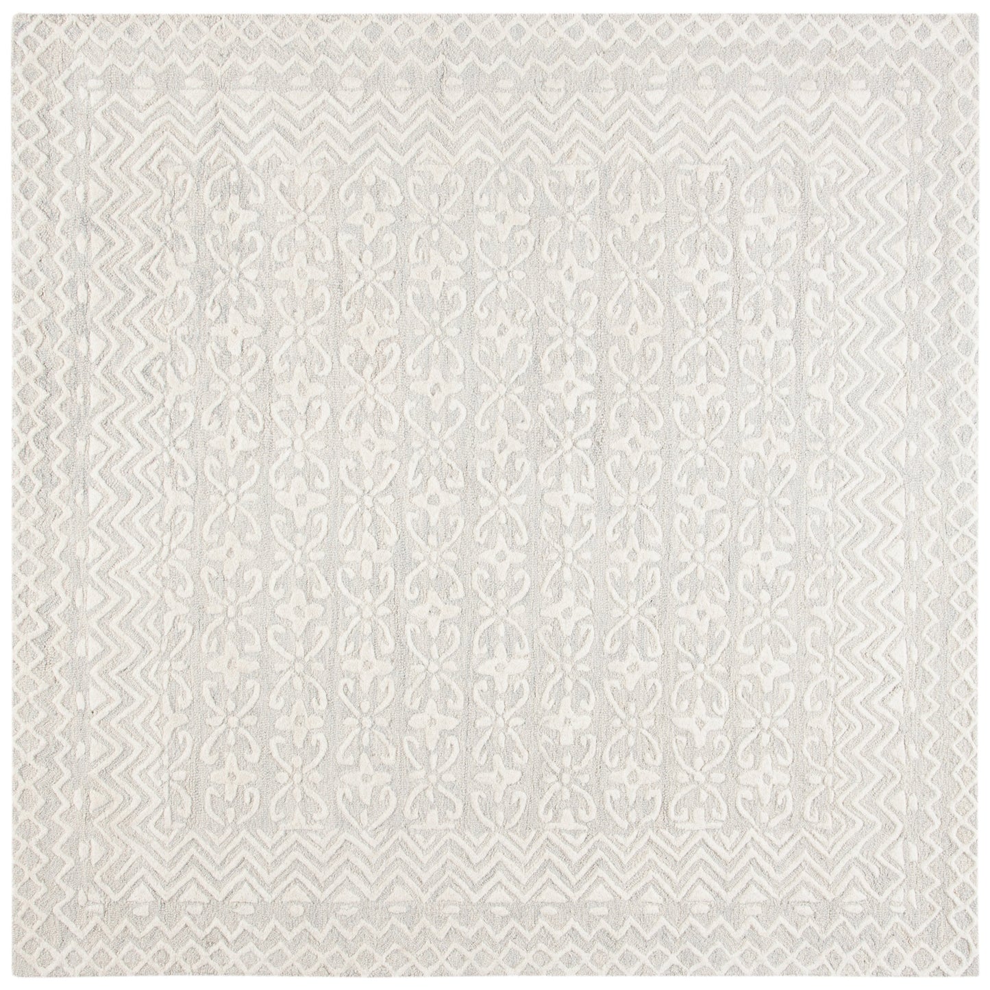 SAFAVIEH Handmade Blossom Barbara Modern Floral Wool Rug