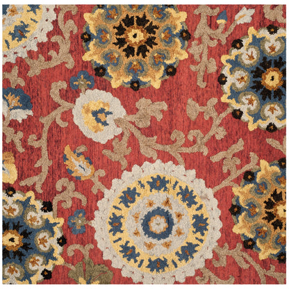 SAFAVIEH Handmade Blossom Maaret Modern Floral Wool Rug