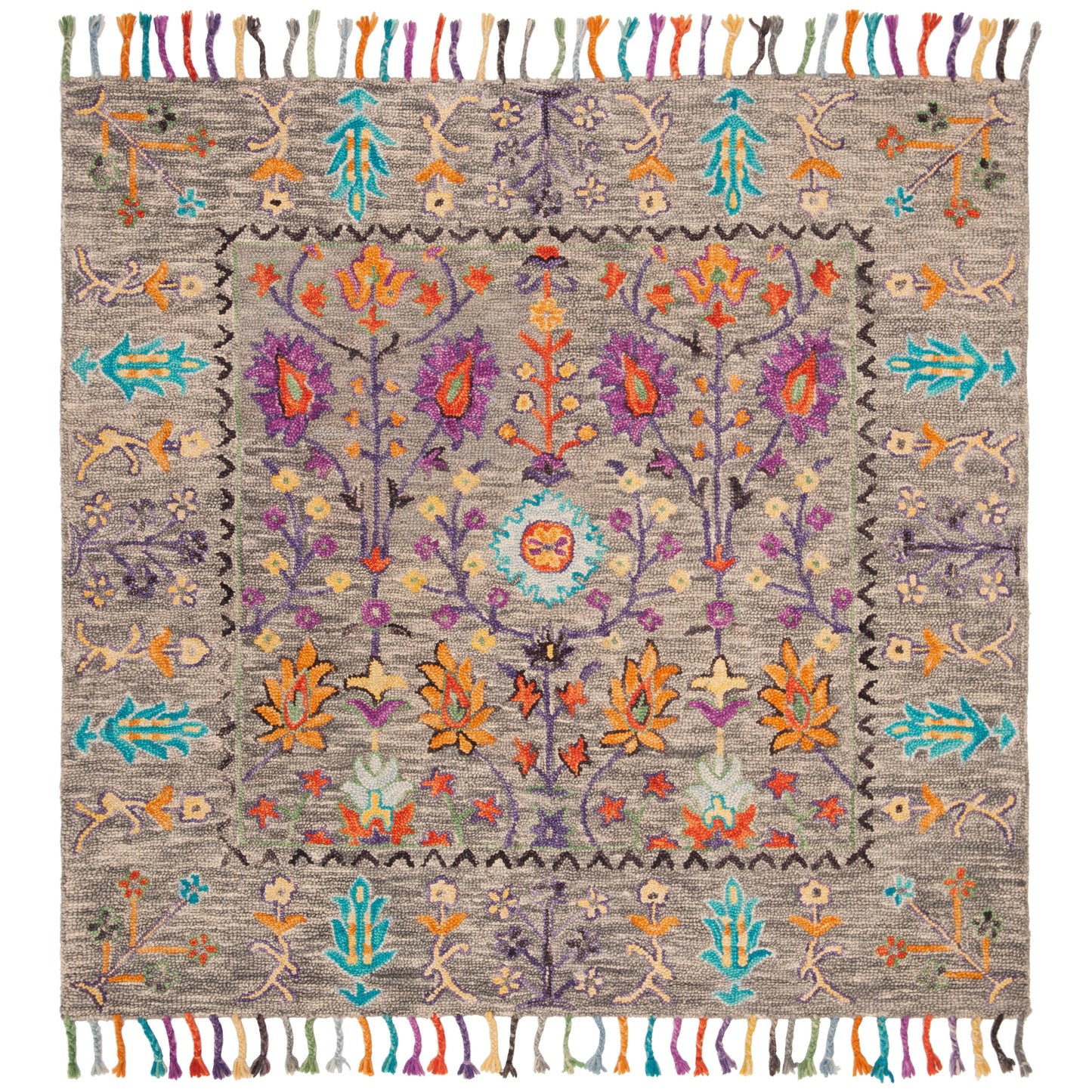 SAFAVIEH Handmade Blossom Takuko Modern Floral Wool Rug