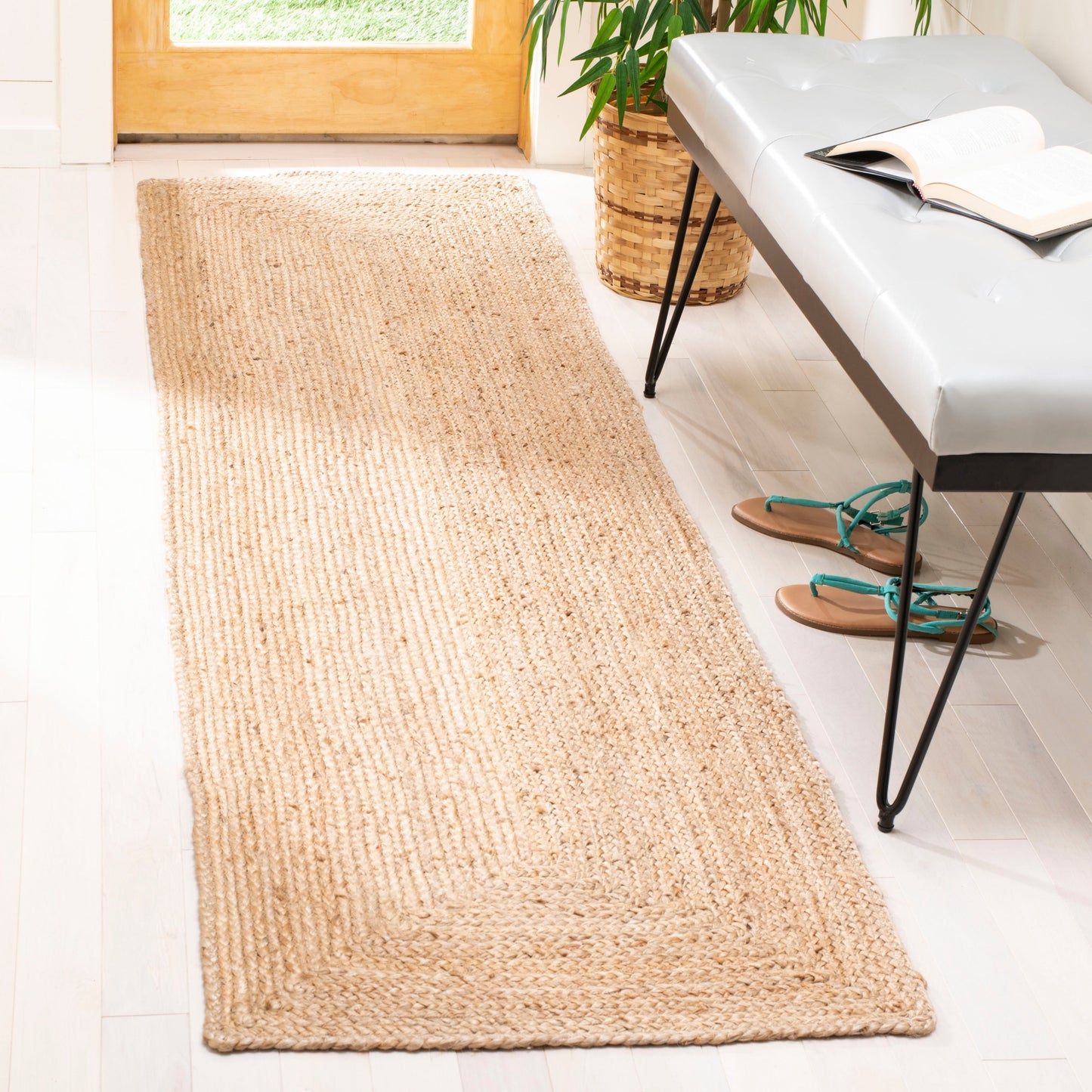 SAFAVIEH Handmade Cape Cod Pepa Coastal Jute Rug
