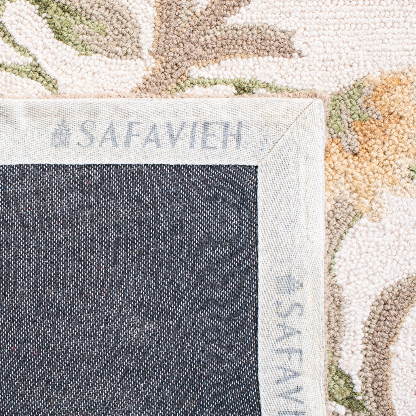 SAFAVIEH Handmade Chelsea Jacomine French Country Floral Scroll Wool